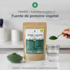 Chlorella + Spirulina en polvo Planeta Huerto 200 g