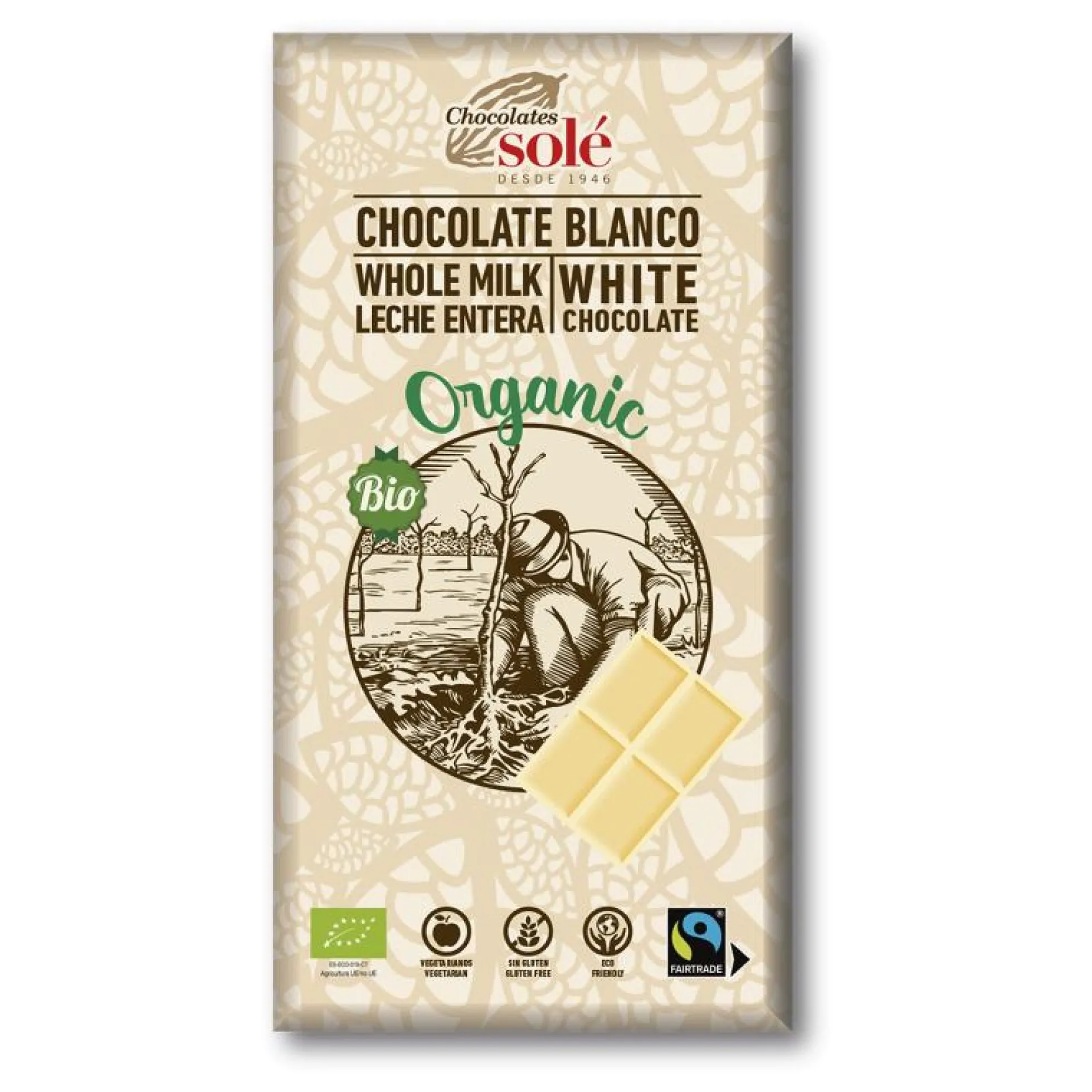 Chocolate Blanco Bio Solé 100 g