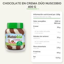 Chocolate en crema Dúo Nuscobio 400 g