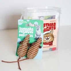 Christmas Pack Para Gato De Wuapu Con Snacks, Juguetes Y Alimento Húmedo