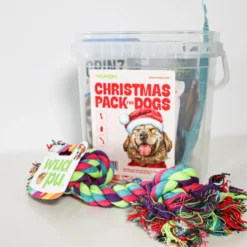 Christmas Pack Para Perro De Wuapu Con Snacks, Juguetes Y Alimento Húmedo
