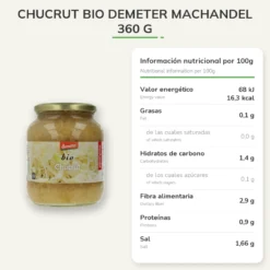 Chucrut bio Demeter Machandel 360 g