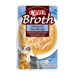Churu Broth pouch Pollo con atún en caldo 40 g