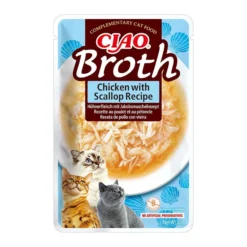 Churu Broth pouch Pollo con vieira en caldo 40 g