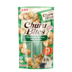 Churu Cat Bites receta de atún Snack para gatos 3 x 10 g