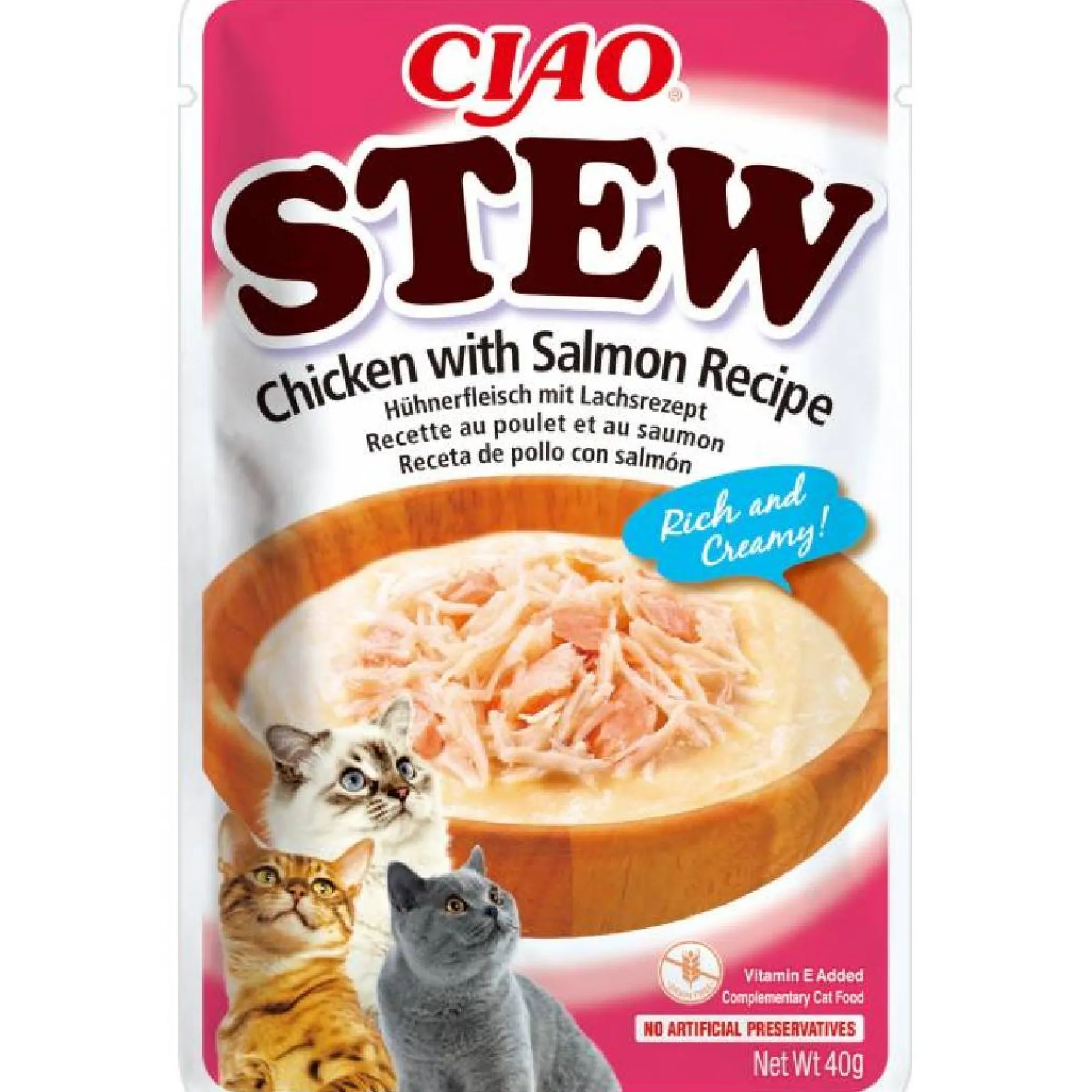 Churu Stew Estofado de Pollo con salmón 40 g
