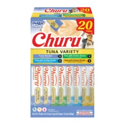 Churu Variedades de atún Snack cremoso para gatos 20 x 14 g