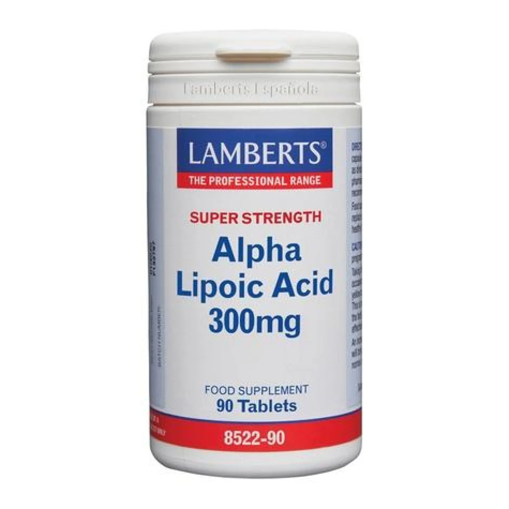 Ácido Alfa Lipoico 300 mg Lamberts, 90 tabletas