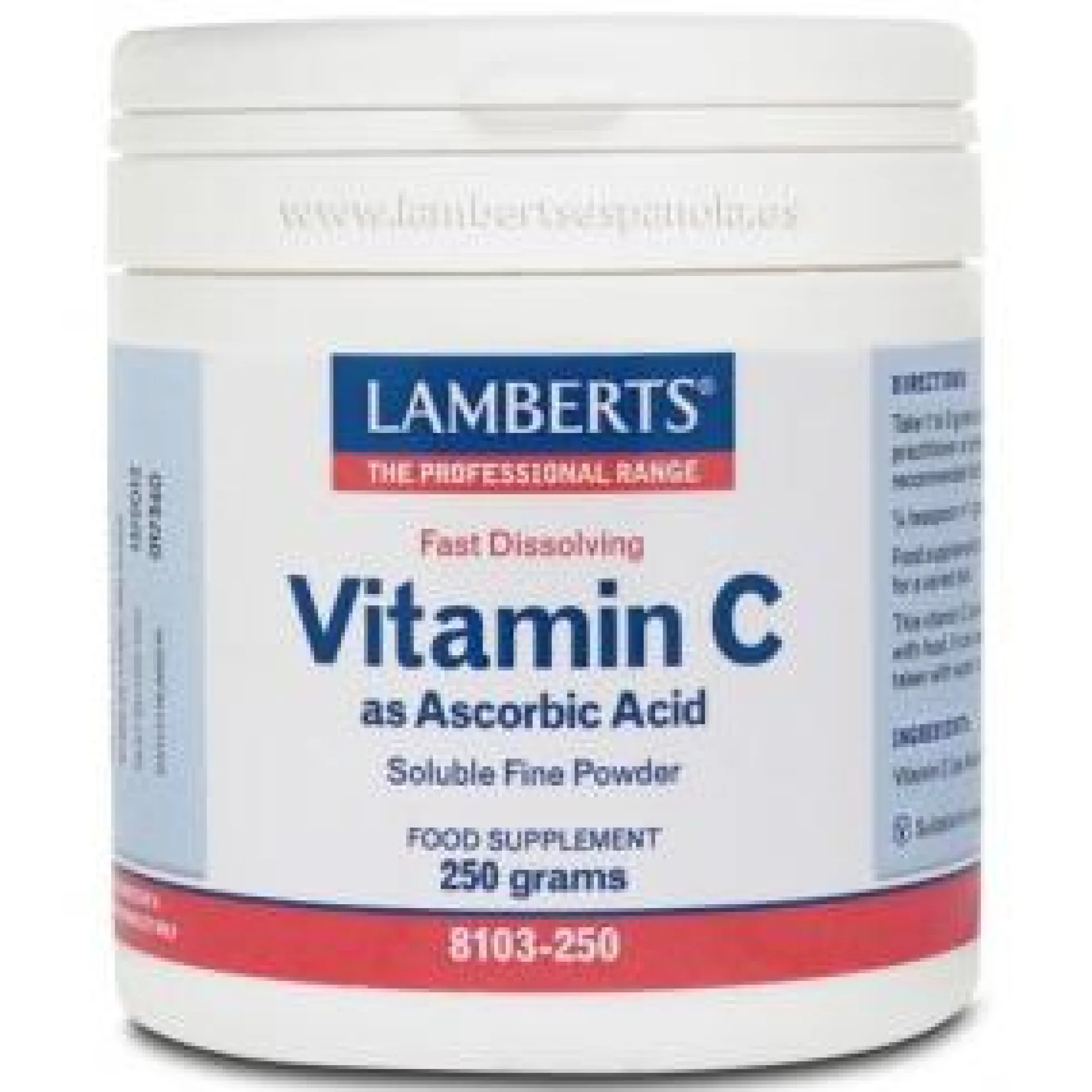 Ácido Ascórbico , 250mg, Lamberts