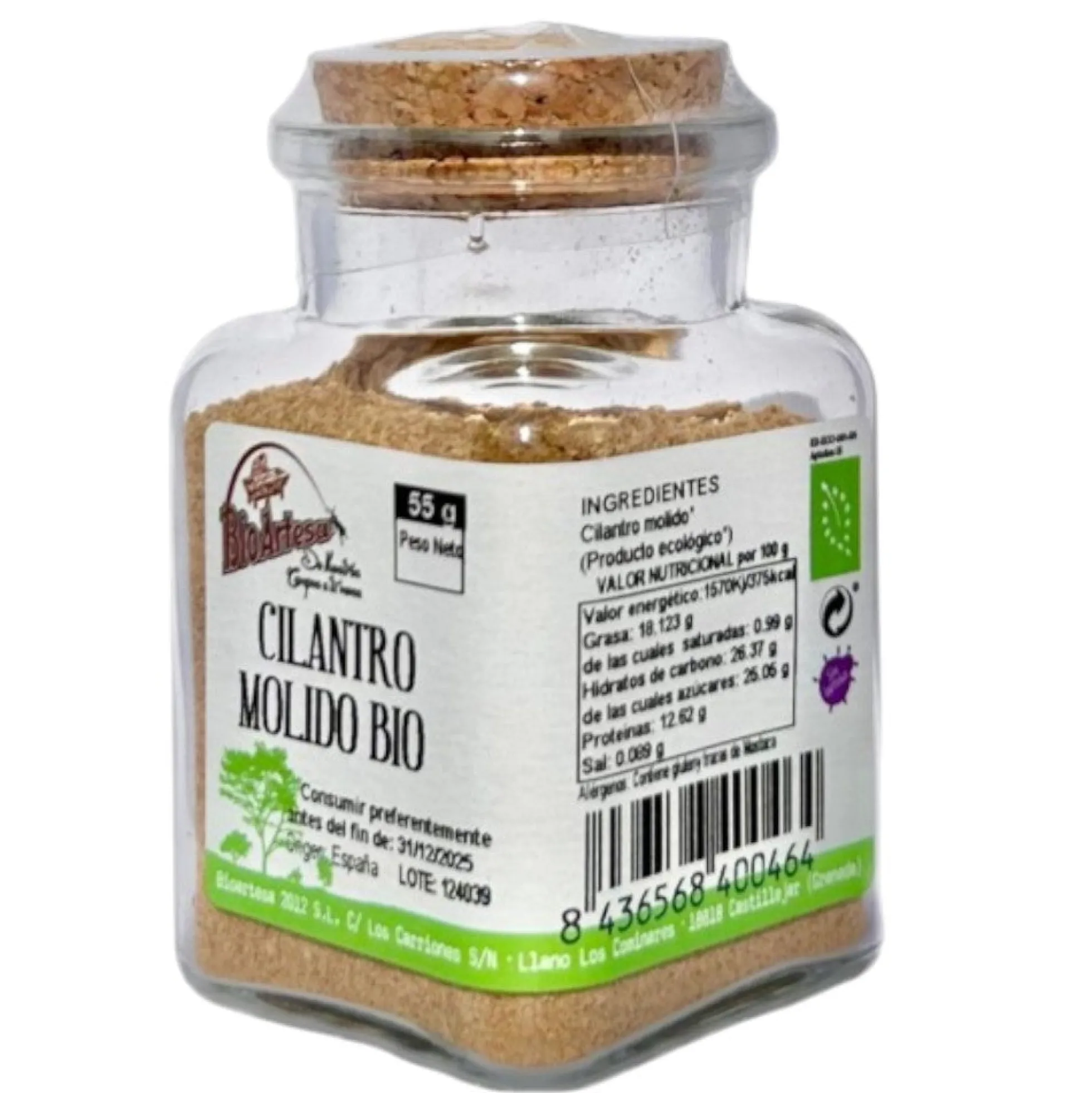 Cilantro En Polvo Bio 55 Gr