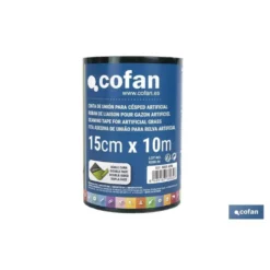 Cinta De Unión Para Césped Artificial Doble Cara 15 Cm X 10 M Verde