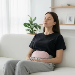 Cinturón Menstrual Calefactable De Grafeno – 3 Niveles De Calor, Alivio Del Dolor