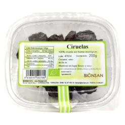 Ciruelas Sin Hueso Eco Bionsan 200gr