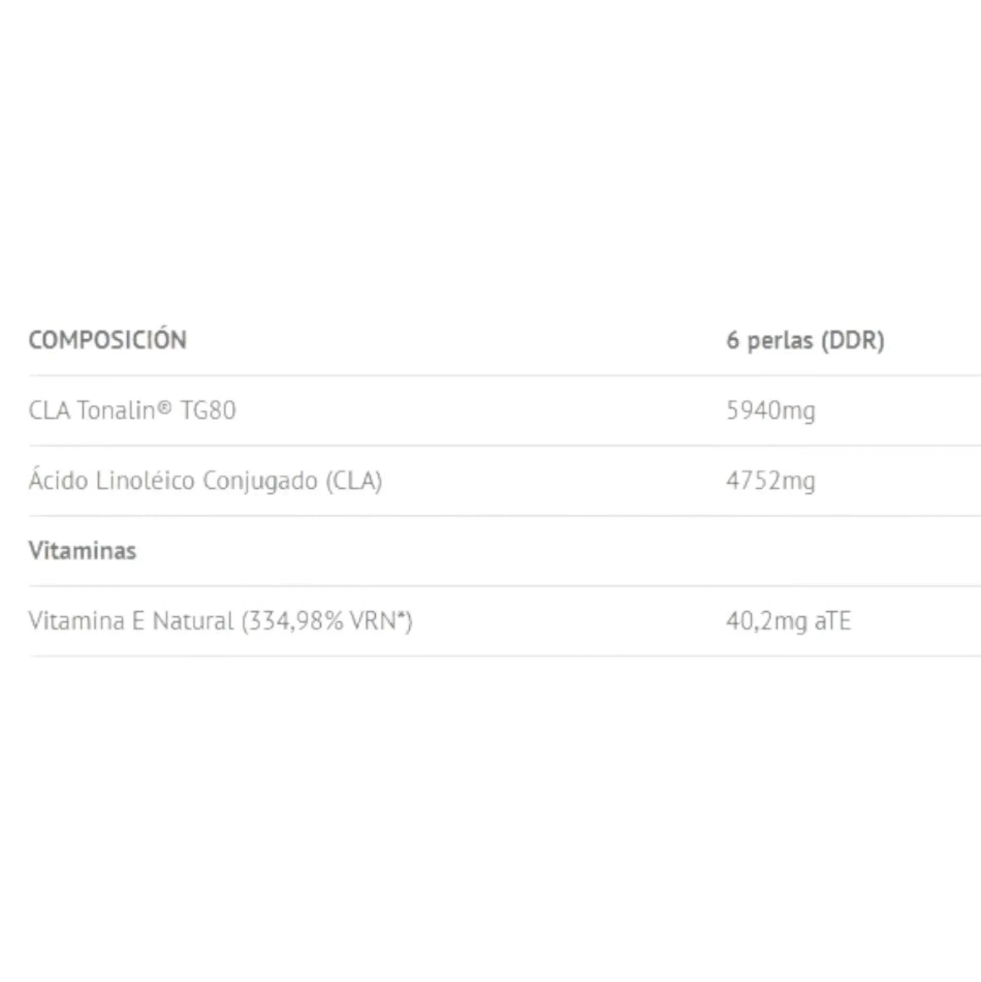 Cla 1000 Mg Tonalin® 100 Perlas