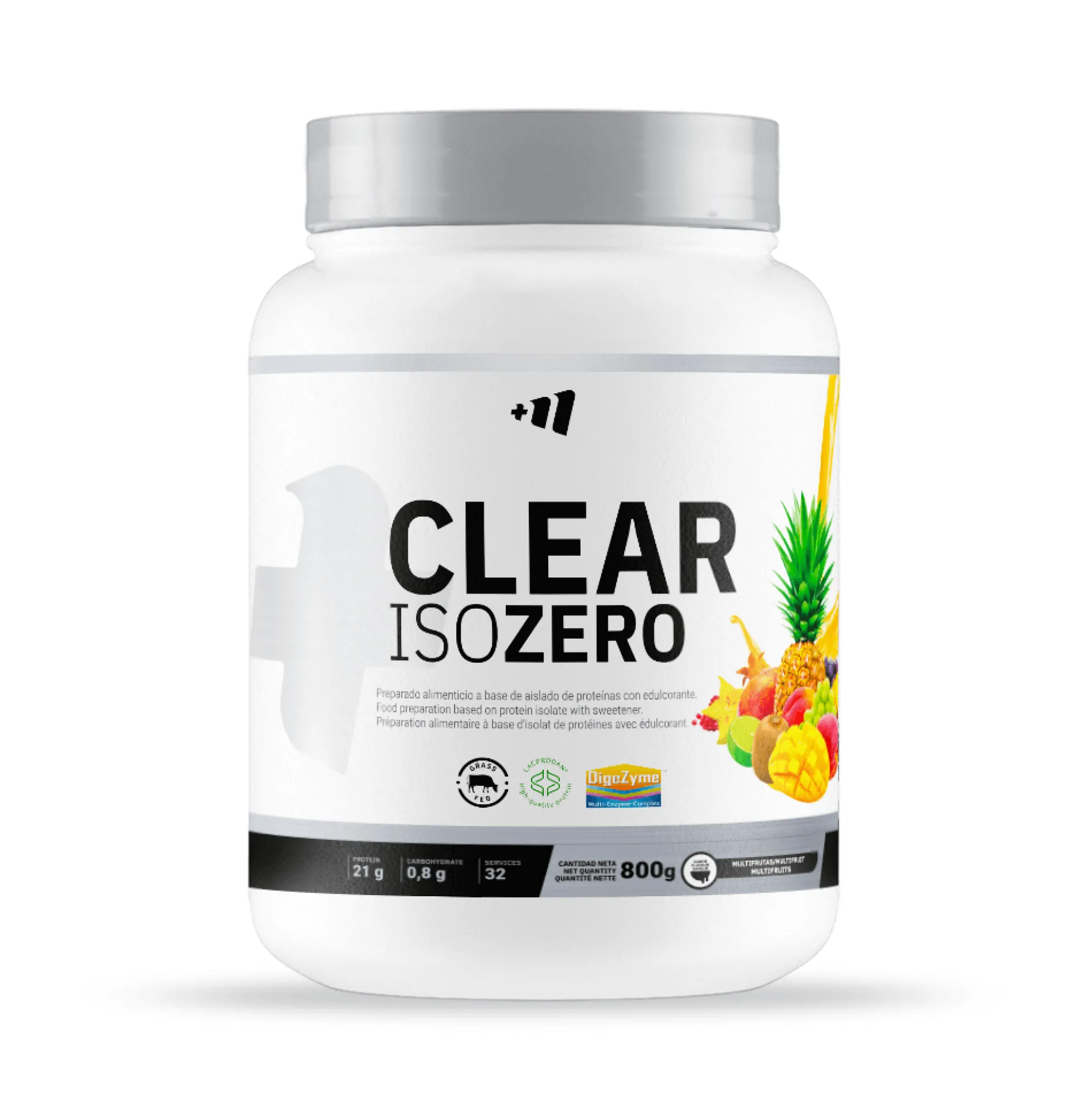 Clear Whey Isolate Zero - 800g - Fruity (multifrutas) - Aumenta La Masa Muscular - Masmusculo