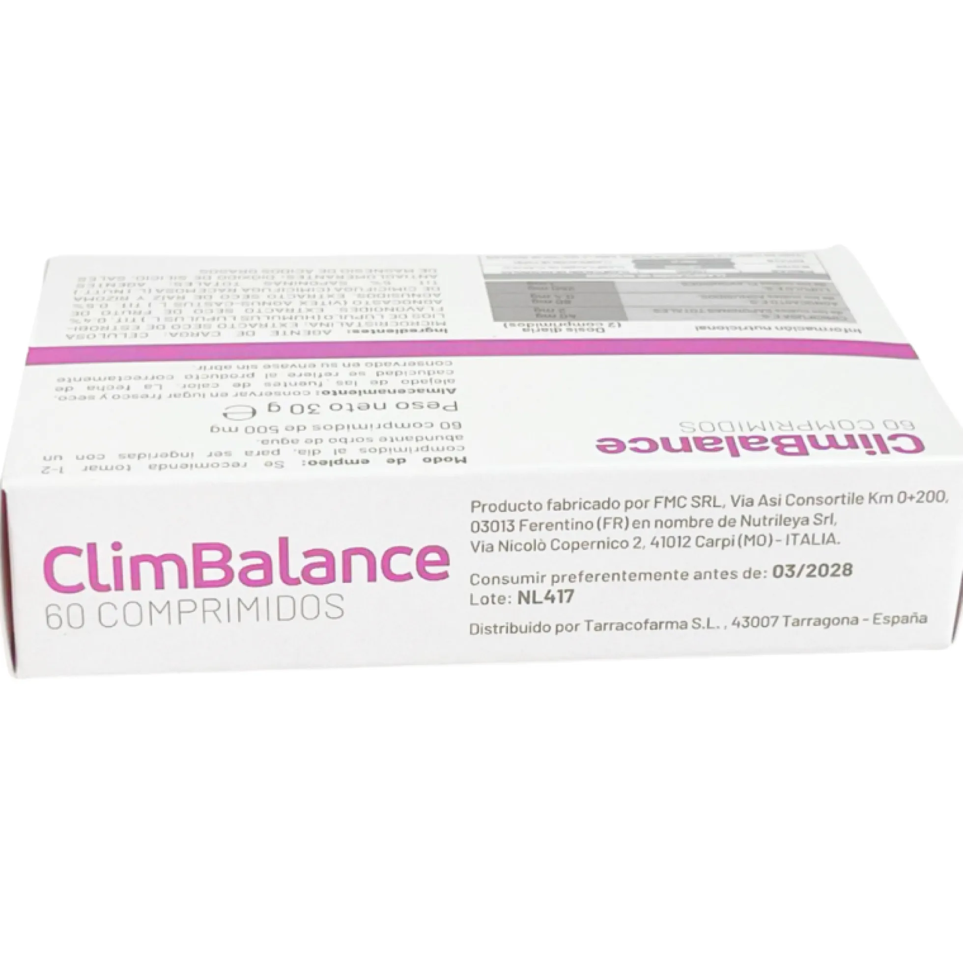Climbalance 60 Comprimidos | Alivio Natural Para Menopausia Y Spm