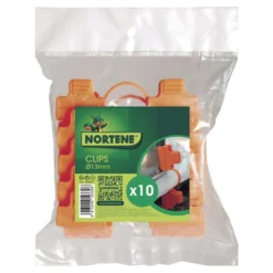 Clips Film Tomatera (x10) 13 Mm Naranja Nortene