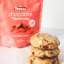 Cobertura en gotas leche Realfooding 200g