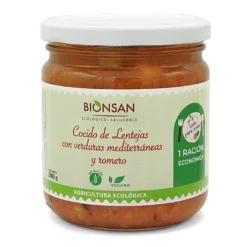 Cocido De Lentejas Con Verduras Eco Bionsan 280gr