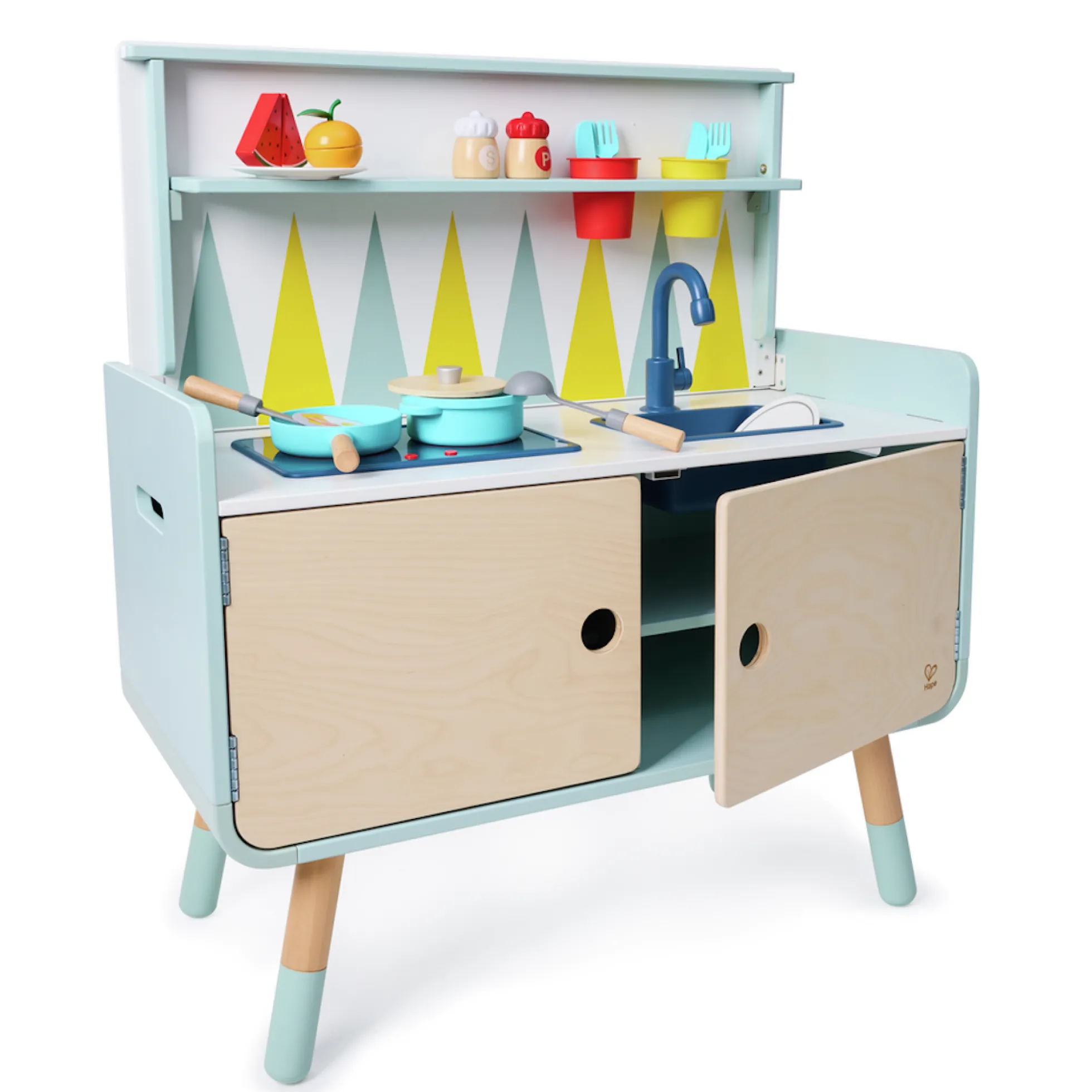Cocina Juguete-almacenamiento 2en1 Hape