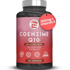Coenzima Q10 200mg - 120 Caps - Mejora La Energía, Salud Cardiovascular Y Aumenta La Función Muscular