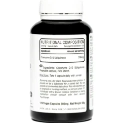 Coenzima Q10 200 mg 120 cápsulas veganas Hivital
