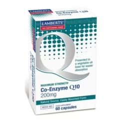 Co-Enzima Q10 200 mg Lamberts 60 cápsulas