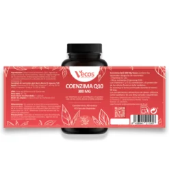 Coenzima Q10 300 Mg Vecos | Rendimiento Físico, Corazon Saludable Y Apoyo Energético
