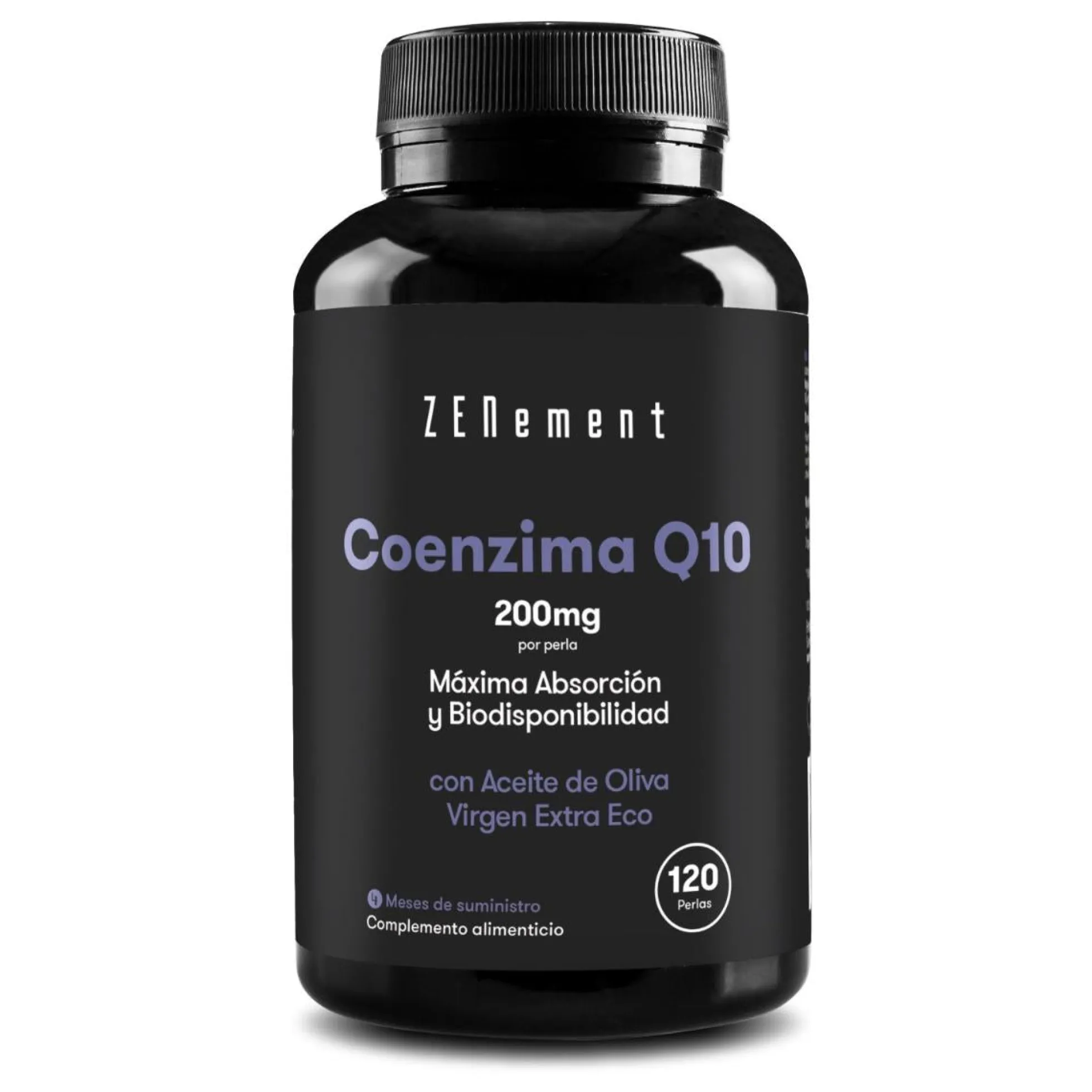 Coenzima Q10 200 mg, Zenement, 120 comprimidos