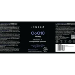Coenzima Q10 200 mg, Zenement, 120 comprimidos