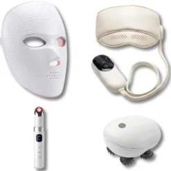 Cofre Belleza – Masajeador Corporal, Máscara Ocular, Mascarilla Led Facial Y Cuidado
