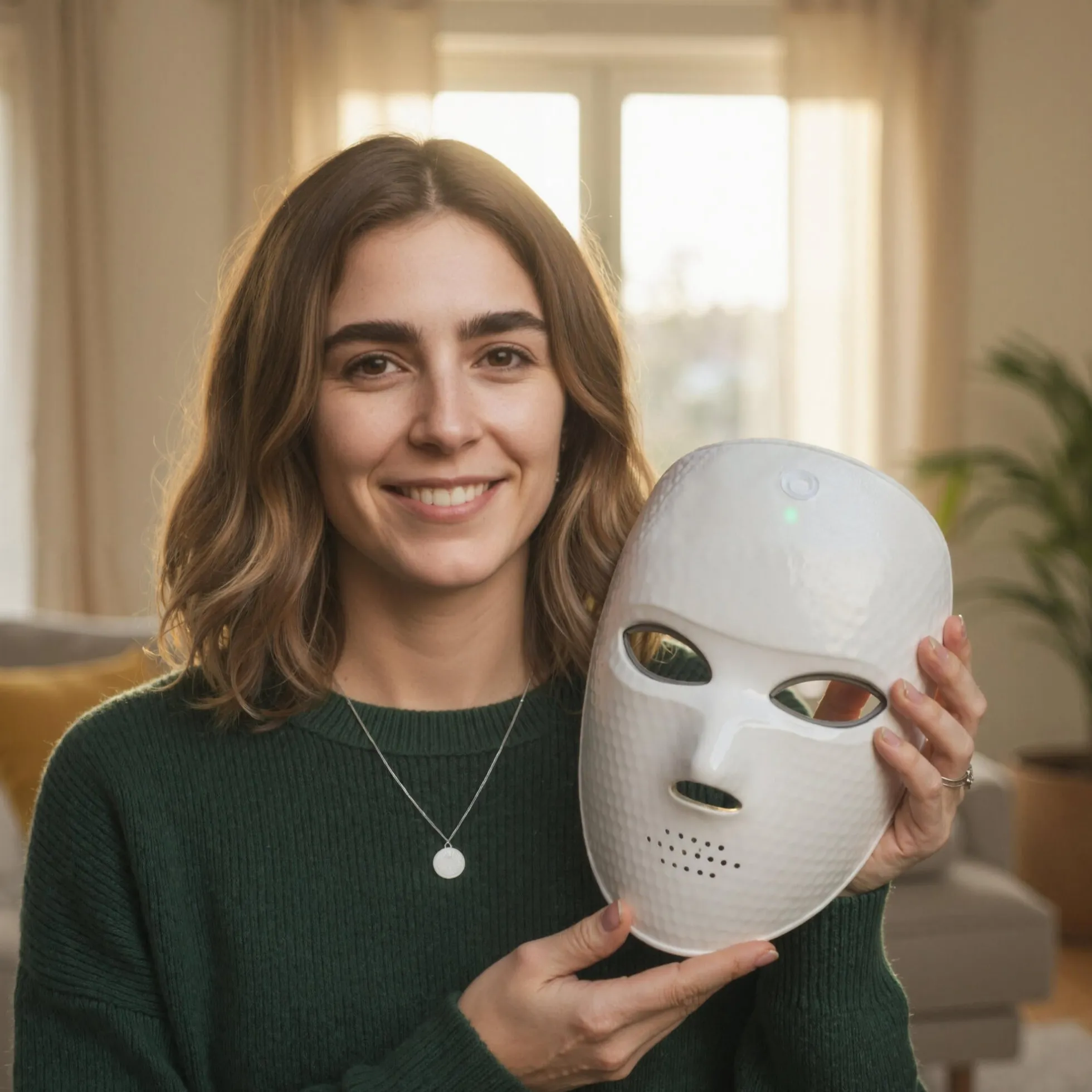 Cofre Belleza Y Silueta Pro – Mascarilla Led Facial, Máscara Ocular Antifatiga Y Masajeador Anticelulítico