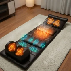 Cofre De Masaje – Colchoneta De Masaje, Shiatsu Masajeador, Máscara Ocular Y Masajeador