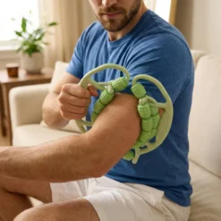 Cofre De Masaje Manual – Masajeador Cervical De Nuca Y Rodillo De Masaje Para Recuperación Muscular