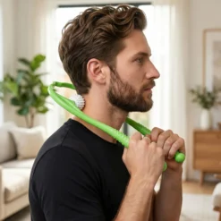 Cofre De Masaje Manual – Masajeador Cervical De Nuca Y Rodillo De Masaje Para Recuperación Muscular