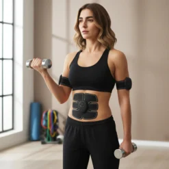 Cofre Ems Sculpt Y Tonus –electroestimuladores Musculares Para Abdominales, Brazos, Muslos