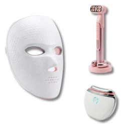 Cofre Instituto Antiedad Completo – Mascarilla Led Facial + Dispositivo Rf Ems +masajeador