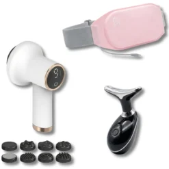 Cofre Luminosidad Y Confort – Tratamiento Facial Led, Cinturón Menstrual Y Masajeador