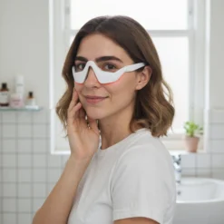 Cofre Luminosidad Y Mirada Lifting – Mascarilla Led Facial, Máscara Ocular Antifatiga Y Masajeador Reafirmante