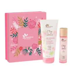 Cofre Rosa Y Jazmín Gel Y Perfume Fleurance Nature
