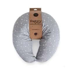 Cojín De Lactancia Huggy Basic Grey Stars