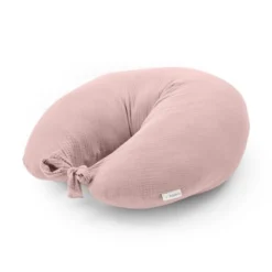 Cojín De Lactancia Muselina Con Fibra De Silicona Rosa