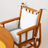 Cojín Para Trona De Algodón Orgánico Blanco