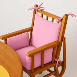 Cojín Para Trona De Algodón Orgánico Rosa