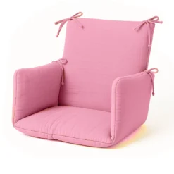 Cojín Para Trona De Algodón Orgánico Rosa