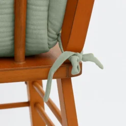 Cojín Para Trona De Algodón Orgánico Verde