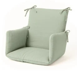Cojín Para Trona De Algodón Orgánico Verde
