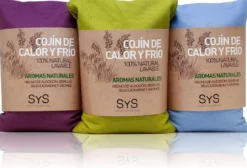 Cojín Térmico de Semillas SYS Aromas | Uso en Frío y Calor | Tejido 100 % Algodón | Reutilizable