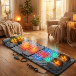 Colchón De Masaje Calefactable De Cuerpo Completo – Vibraciones, Amasado De Nuca