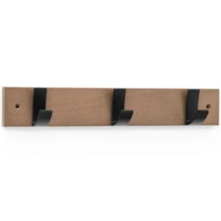 Colgador 3 ganchos Natural